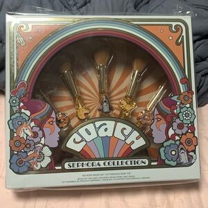 COACH x Sephora Tea Rose brush set